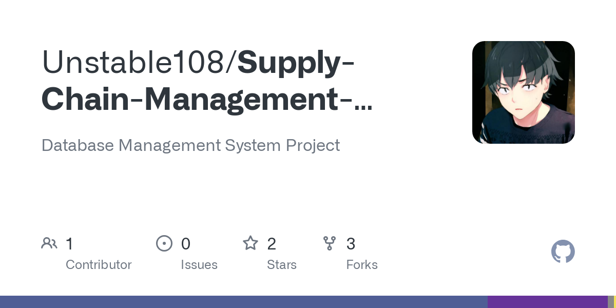 Supply Chain Management System