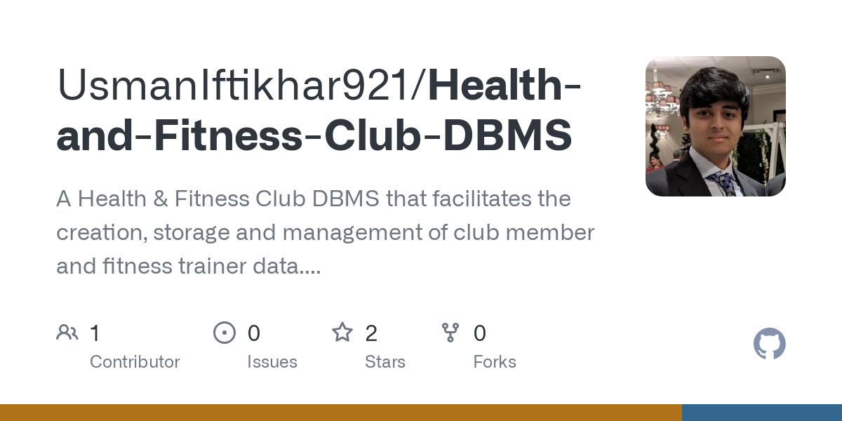 Health and Fitness Club DBMS