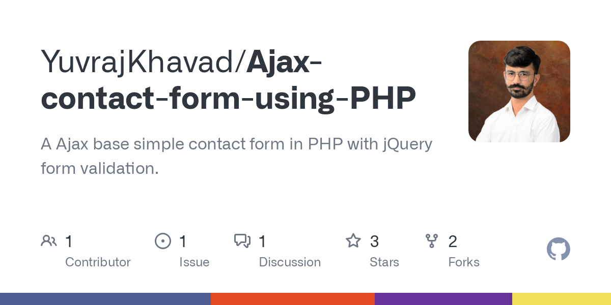 Ajax contact form using PHP