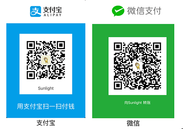 Scan the QR code to sponsor