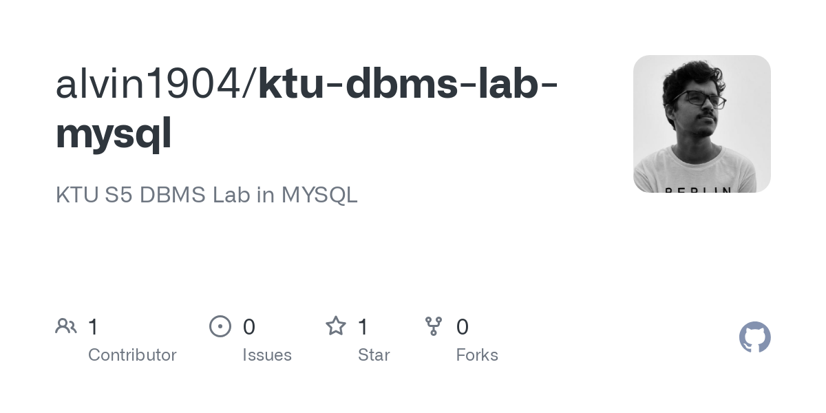 ktu dbms lab mysql