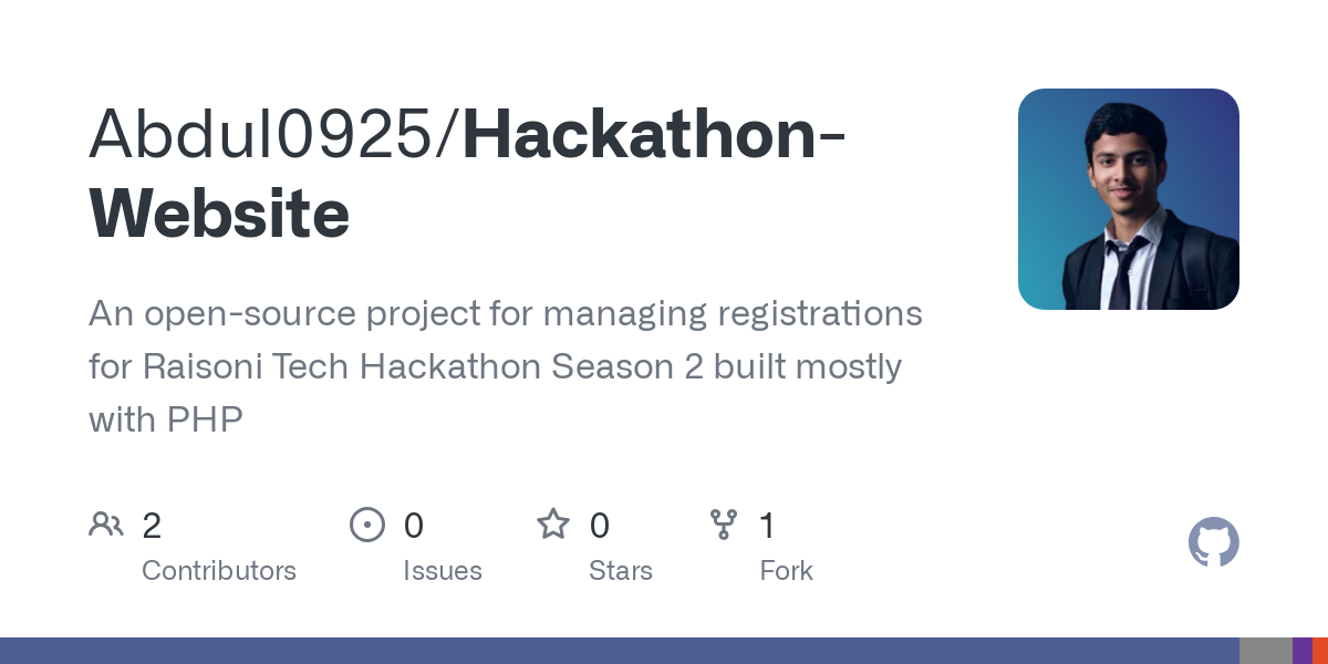 Hackathon Website