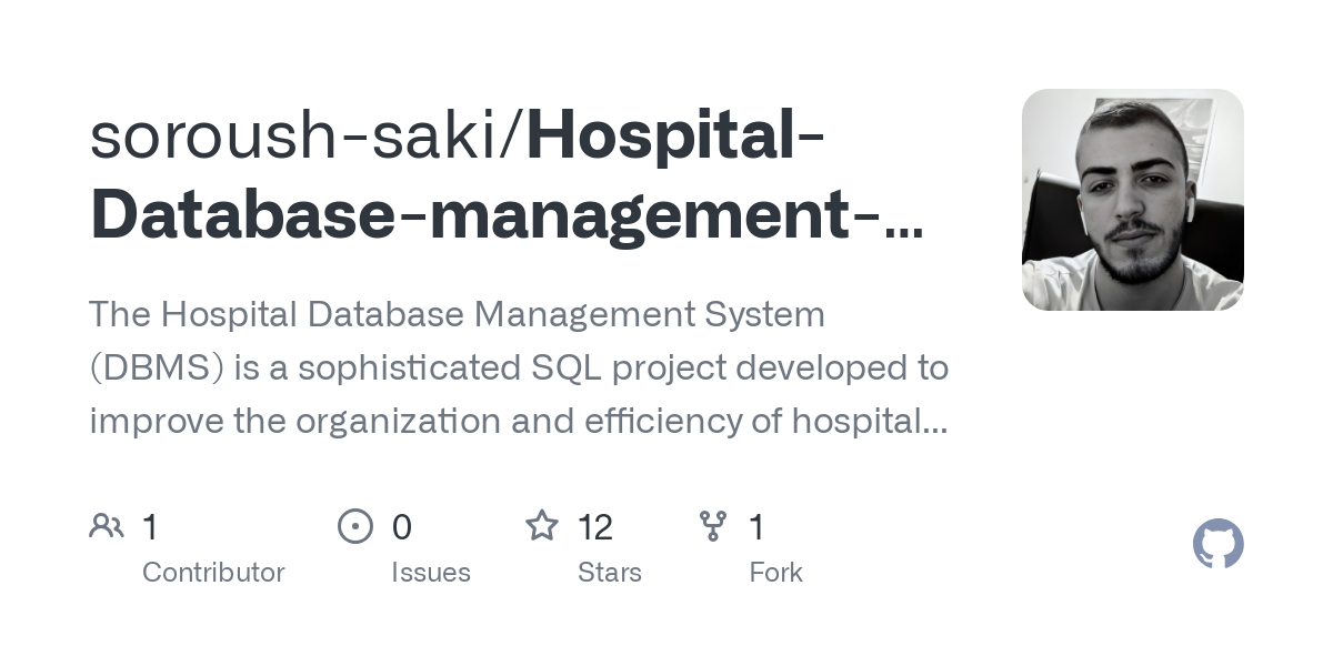 Hospital Database management system