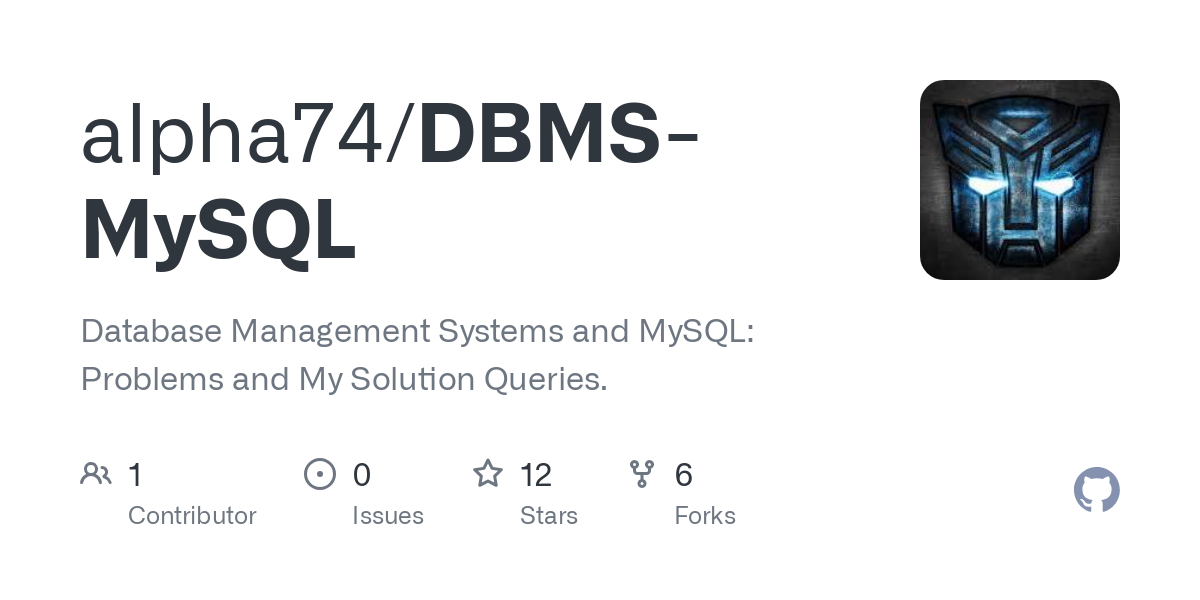 DBMS MySQL