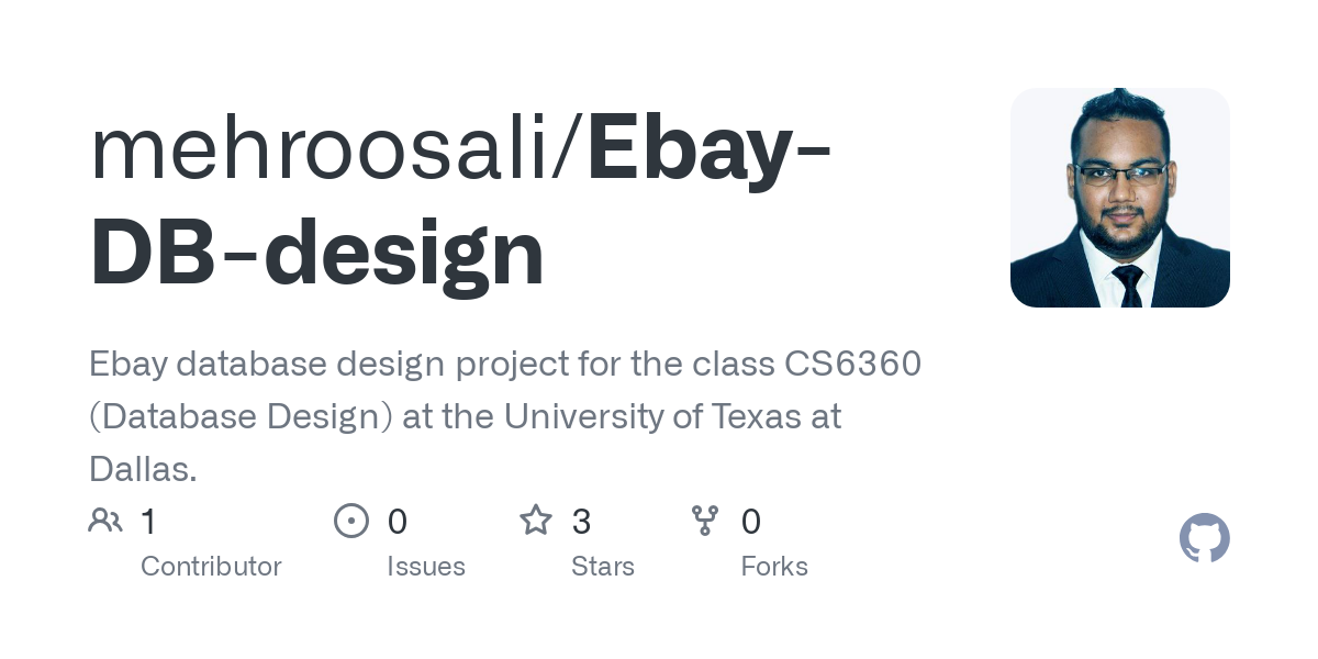 Ebay DB design