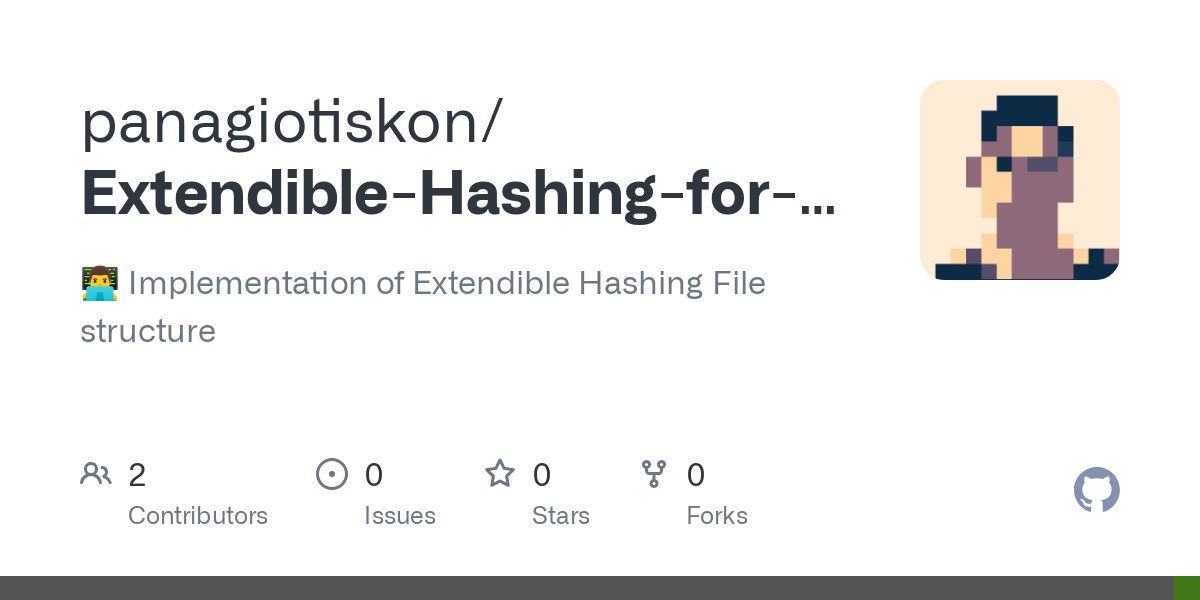 Extendible Hashing for DBMS