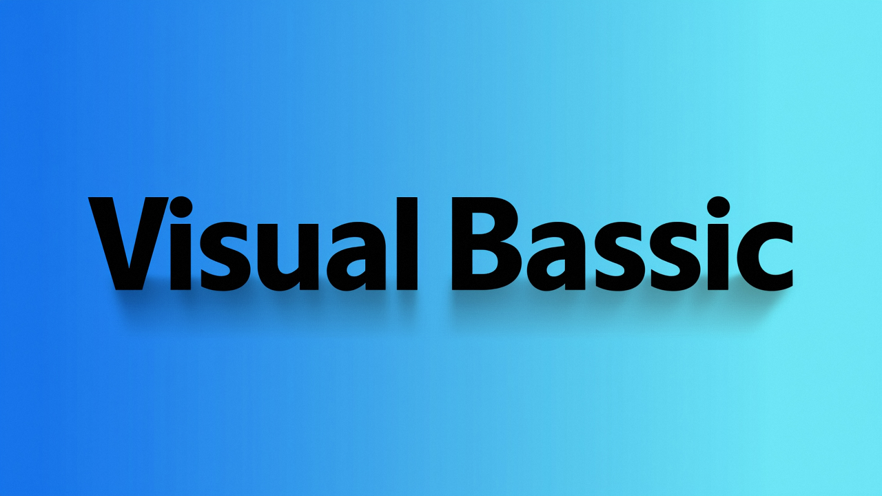 Visual Basic Programming Basics--The Structure of Application Programs