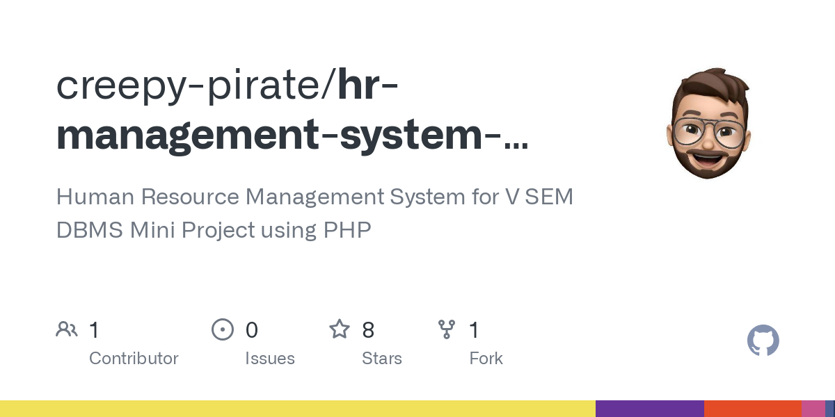 hr management system PHP