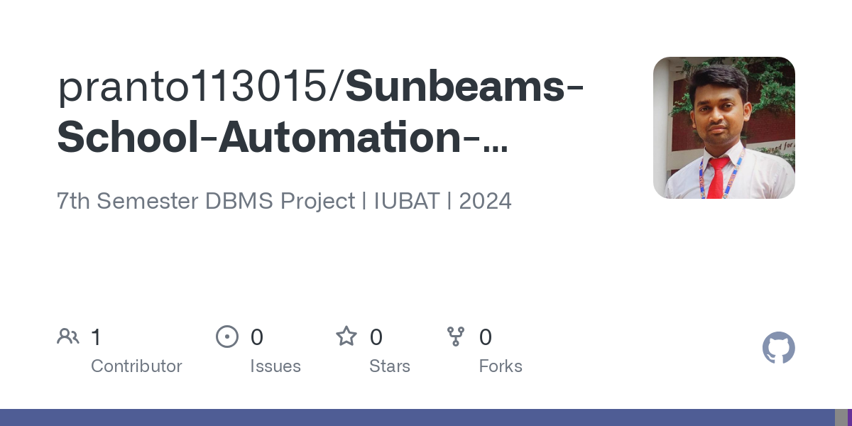 Sunbeams School Automation System