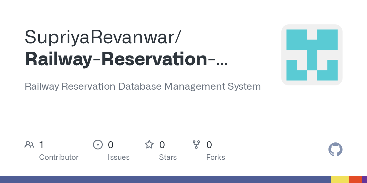 Railway Reservation dbms