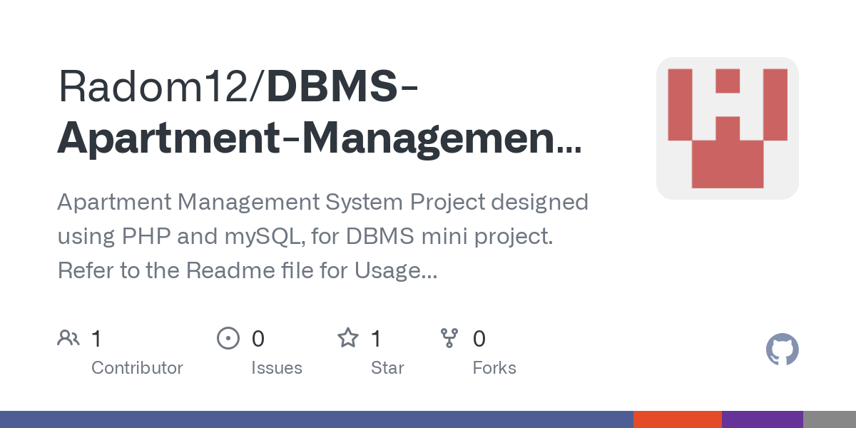 DBMS Apartment Management System Project