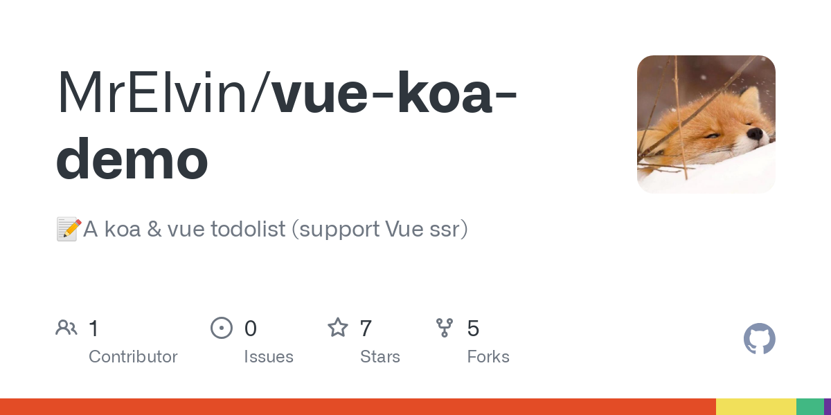 vue koa demo