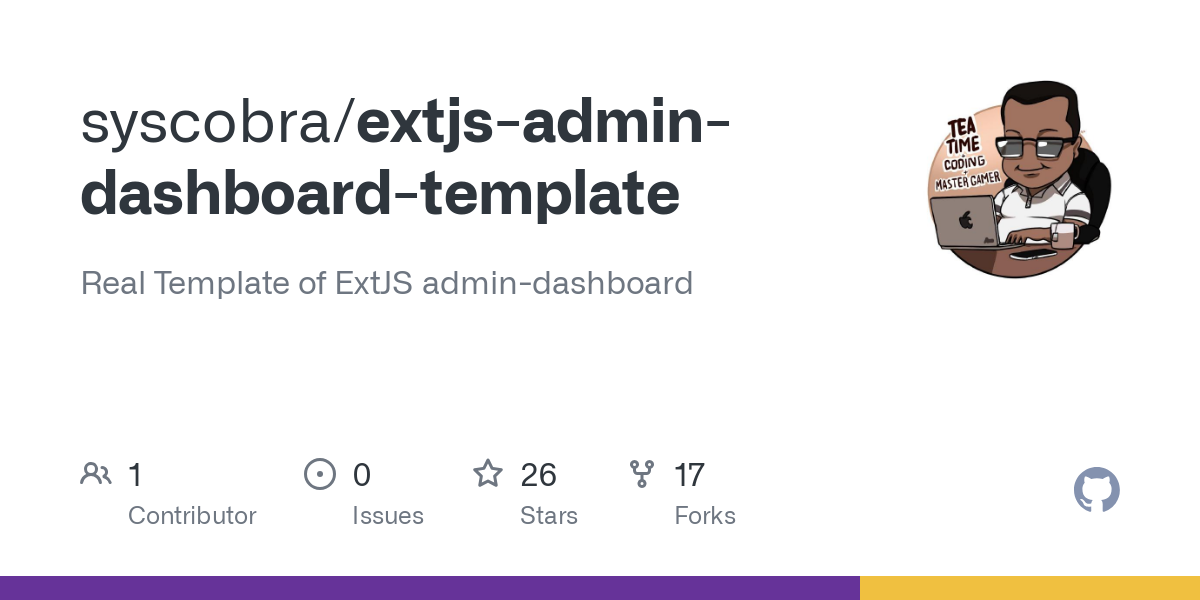 extjs admin dashboard template