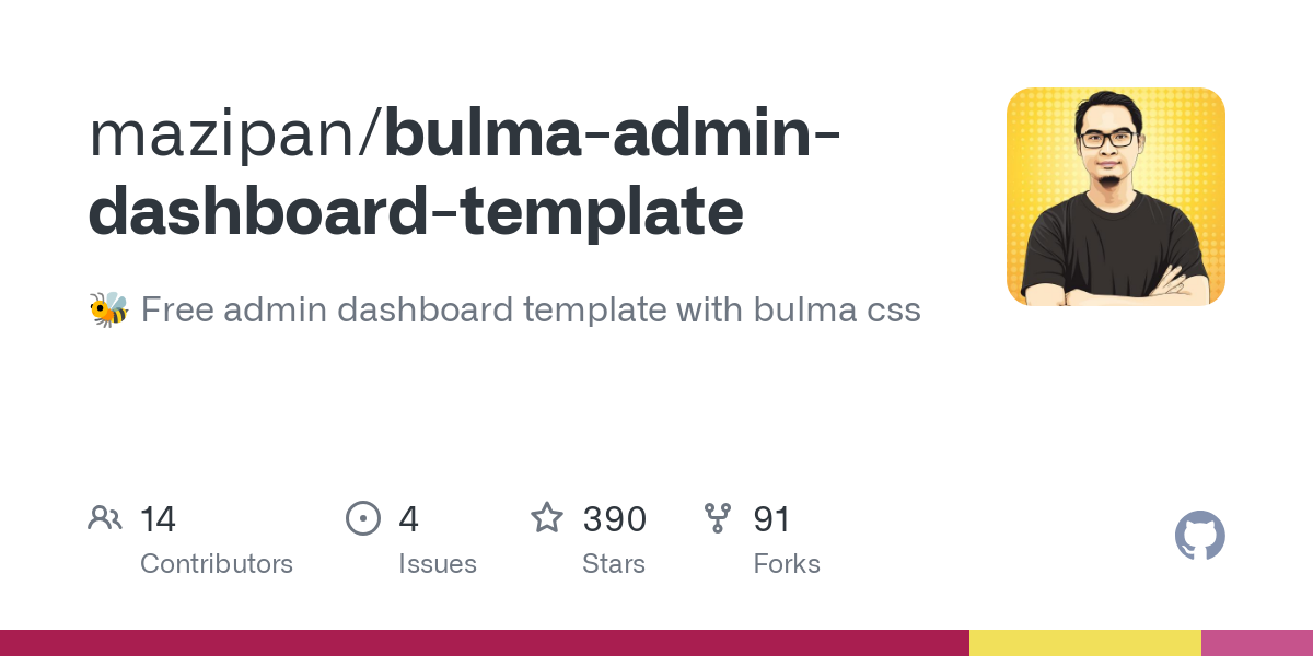 bulma admin dashboard template