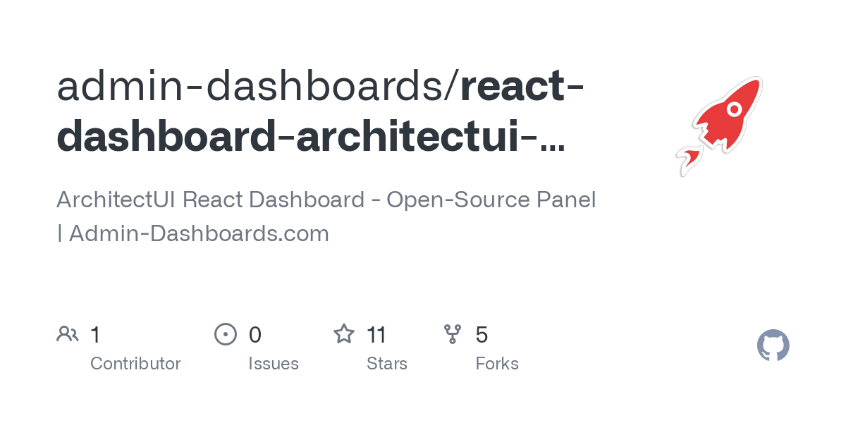 react dashboard architectui free