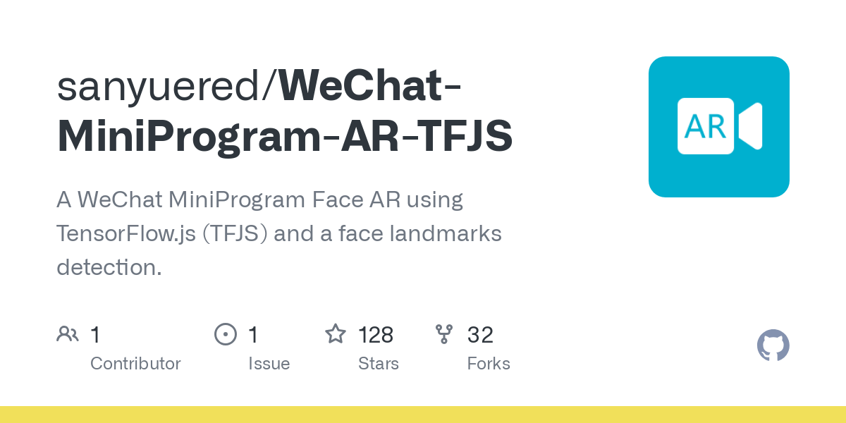 WeChat MiniProgram AR TFJS