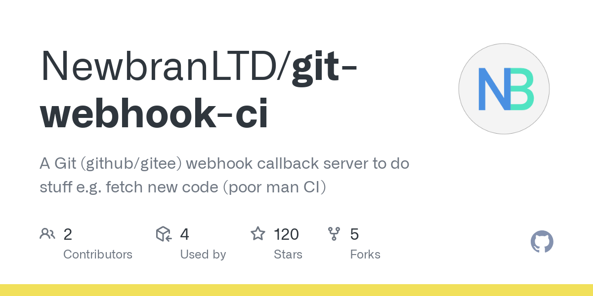 git webhook ci