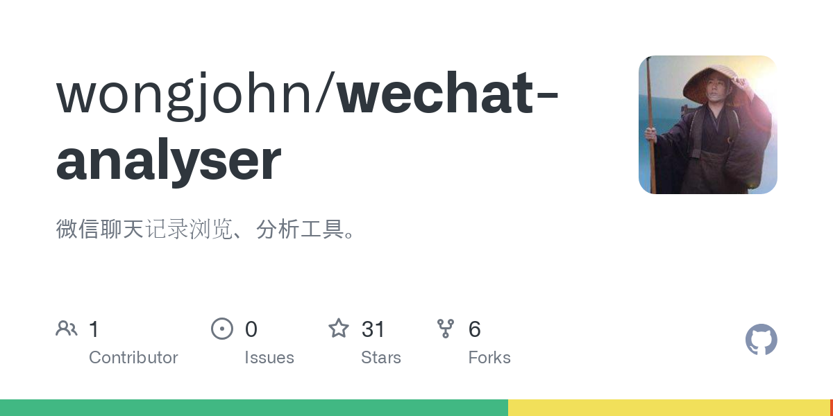 wechat analyser