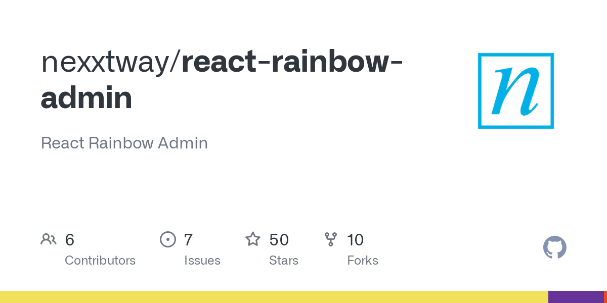 react rainbow admin