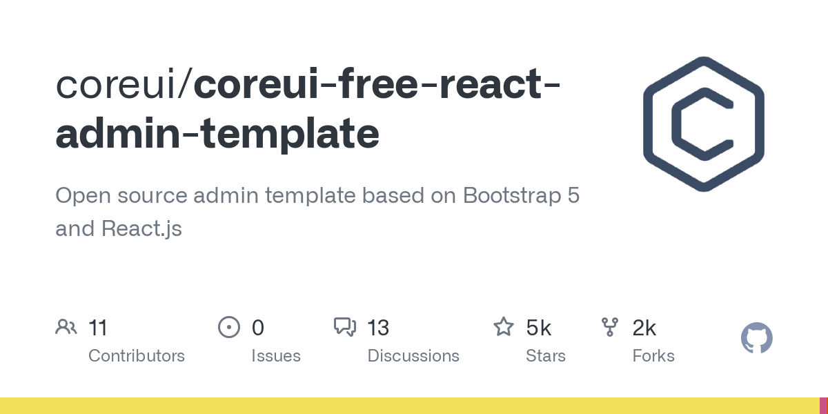 coreui free react admin template