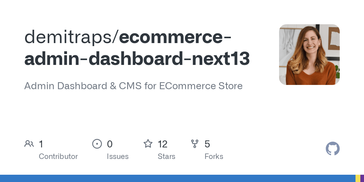 ecommerce admin dashboard next13