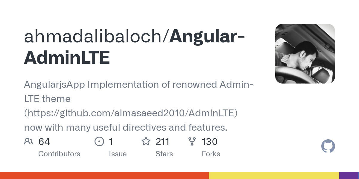 Angular AdminLTE