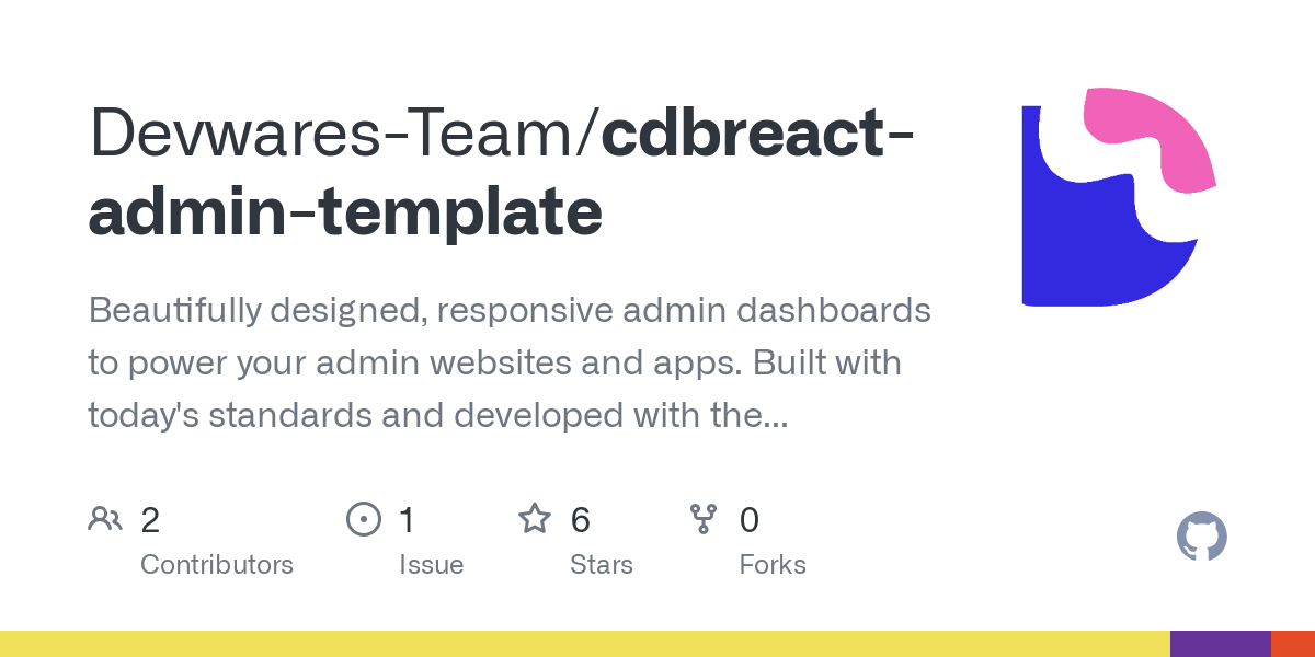 cdbreact admin template