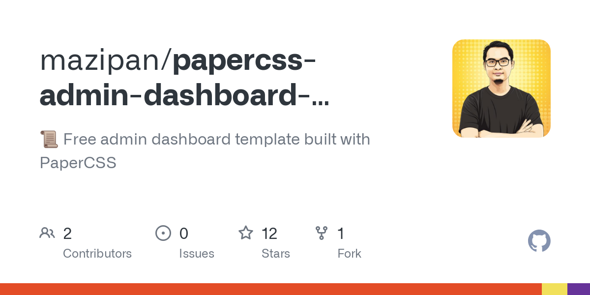 papercss admin dashboard template