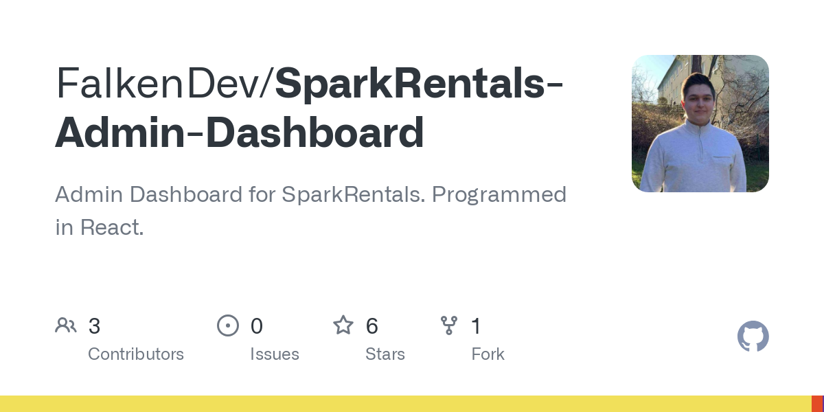 SparkRentals Admin Dashboard