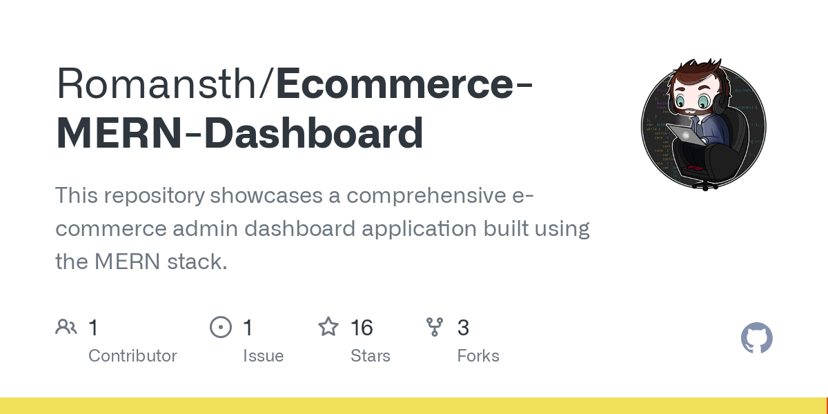 Ecommerce MERN Dashboard