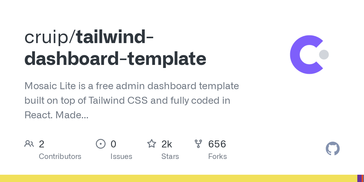 tailwind dashboard template