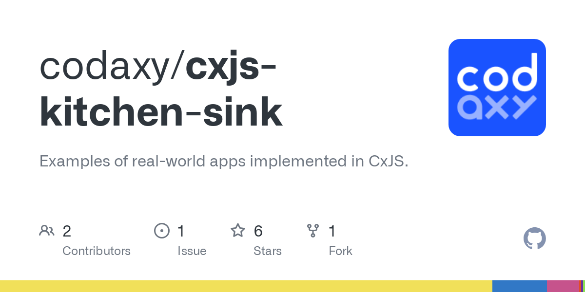 cxjs kitchen sink