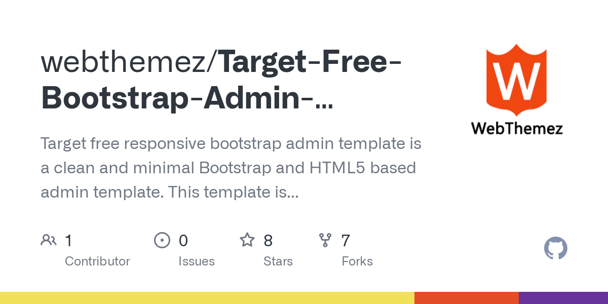 Target Free Bootstrap Admin Template