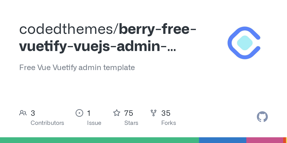 berry free vuetify vuejs admin template