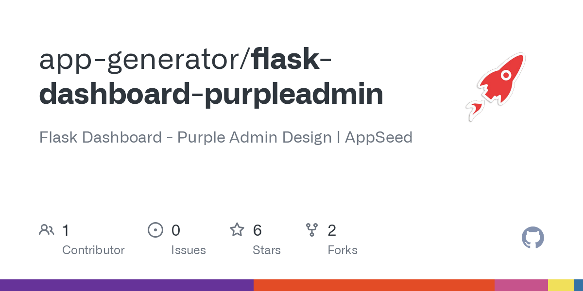 flask dashboard purpleadmin