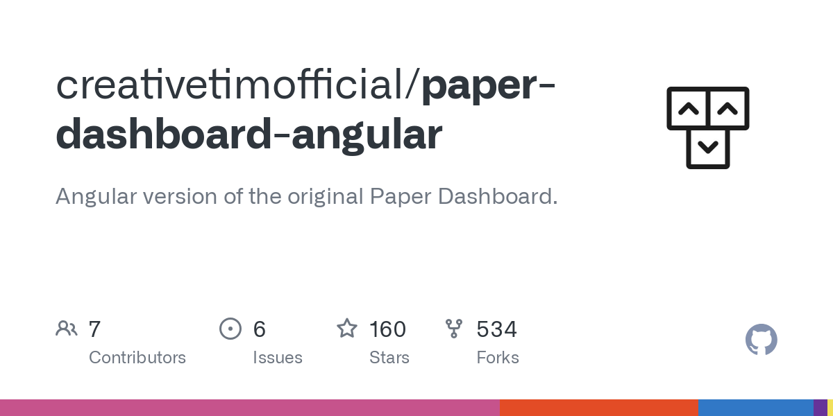 paper dashboard angular