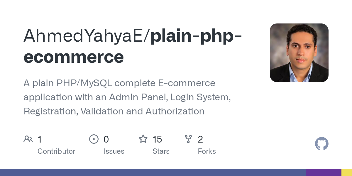 plain php ecommerce