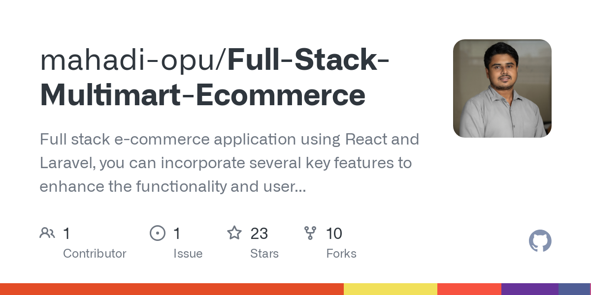 Full Stack Multimart Ecommerce