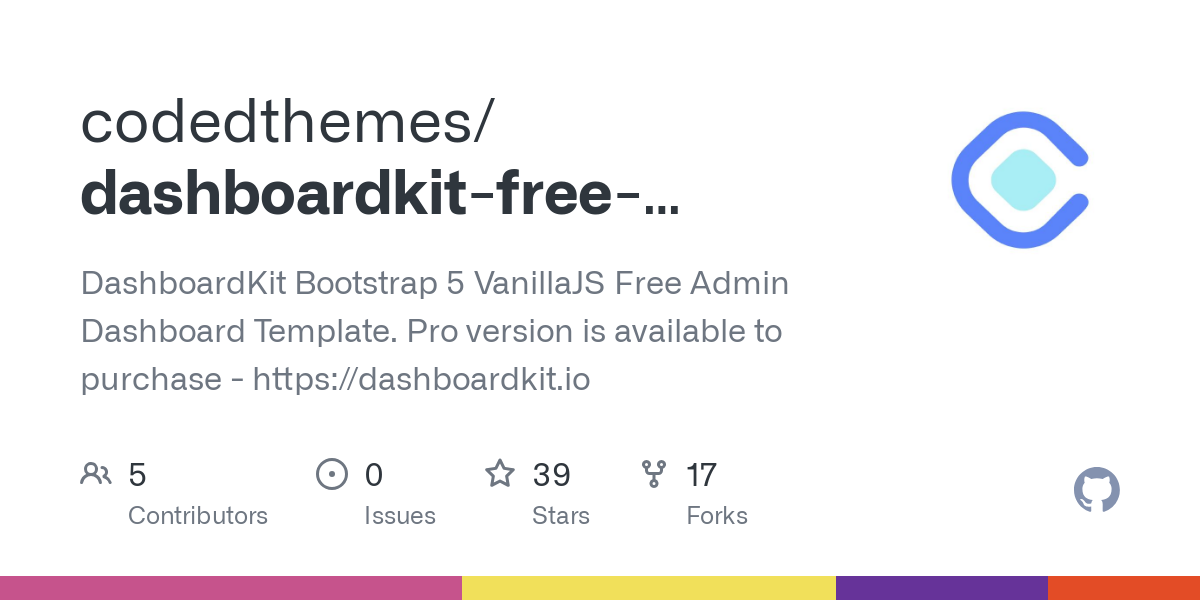 dashboardkit free admin template