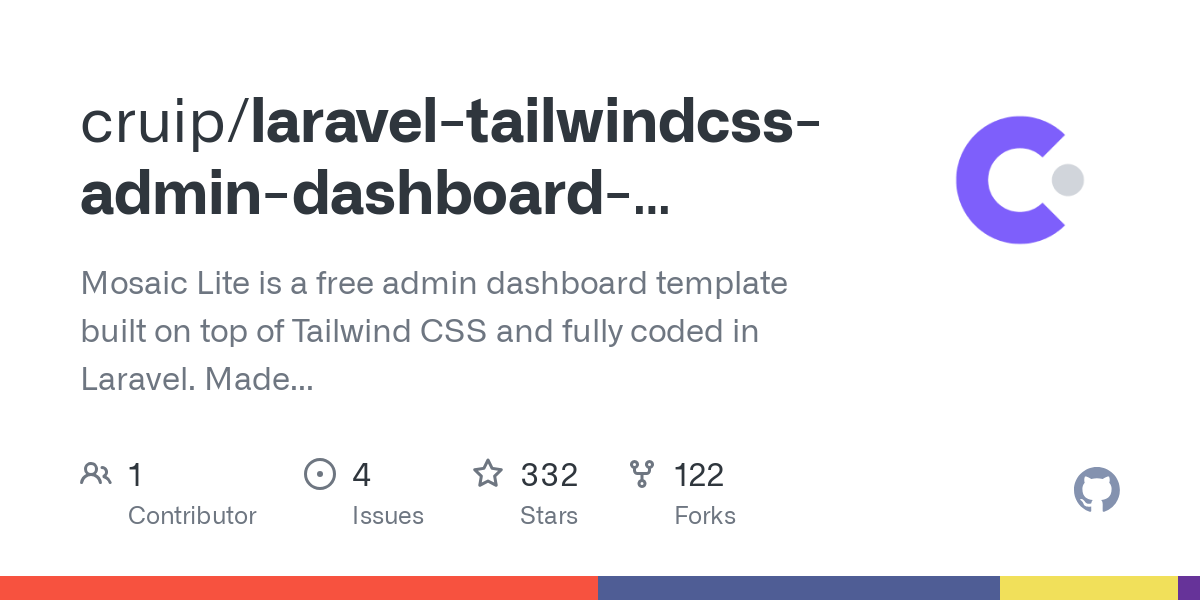 laravel tailwindcss admin dashboard template