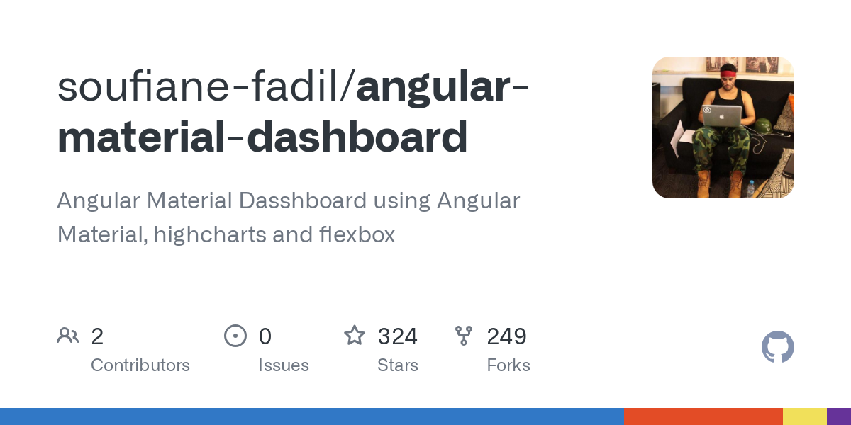 angular material dashboard