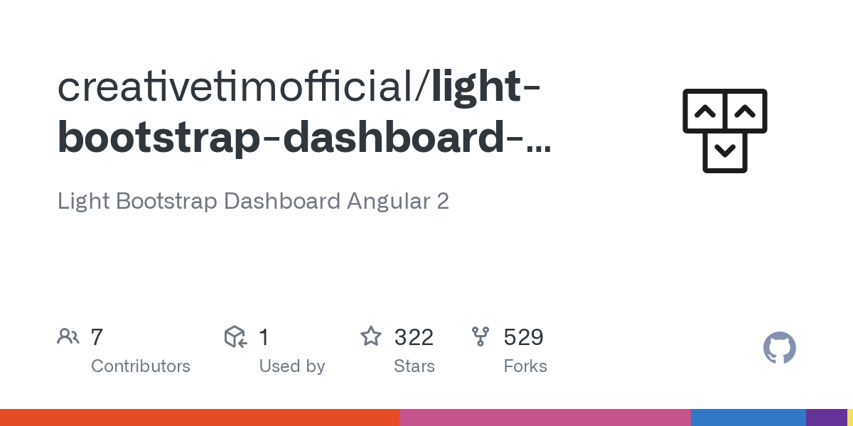 light bootstrap dashboard angular2