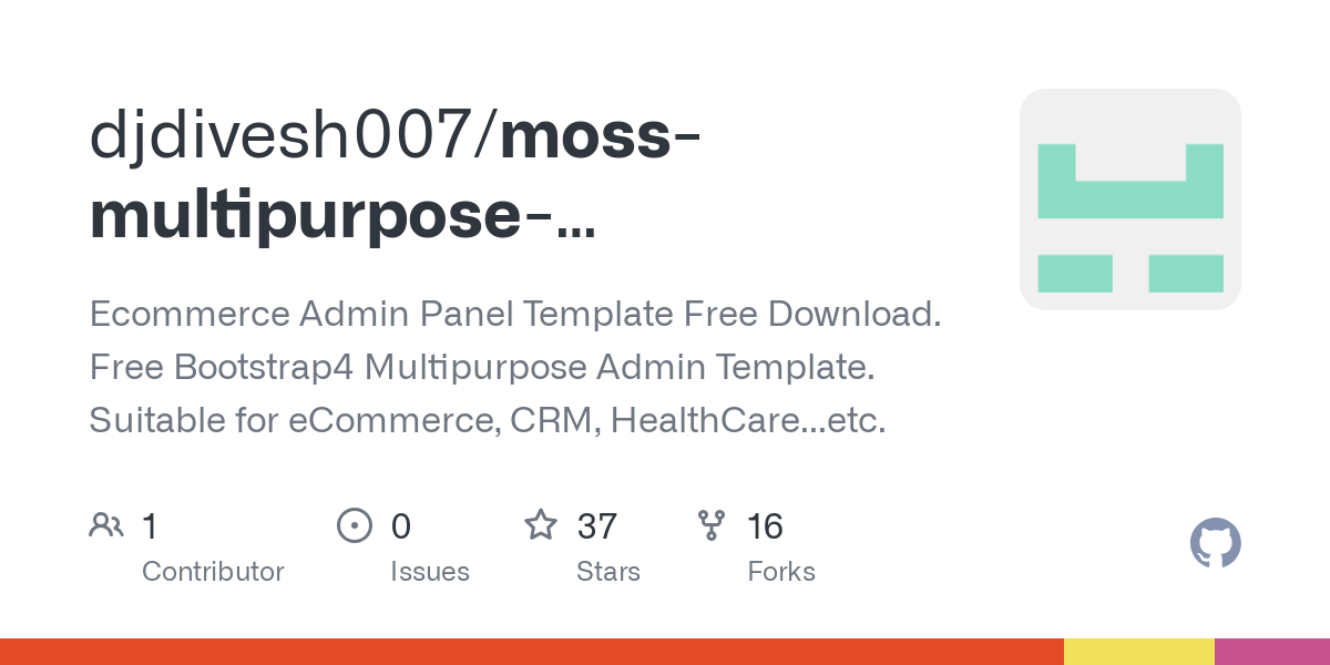 moss multipurpose ecommerce admin template