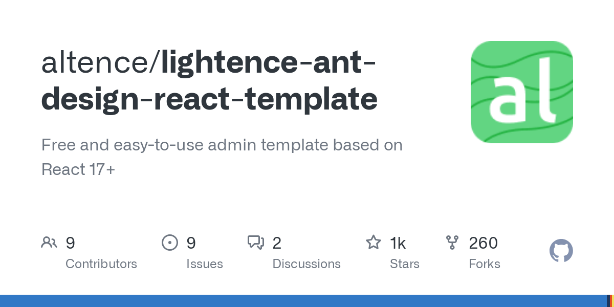 lightence ant design react template