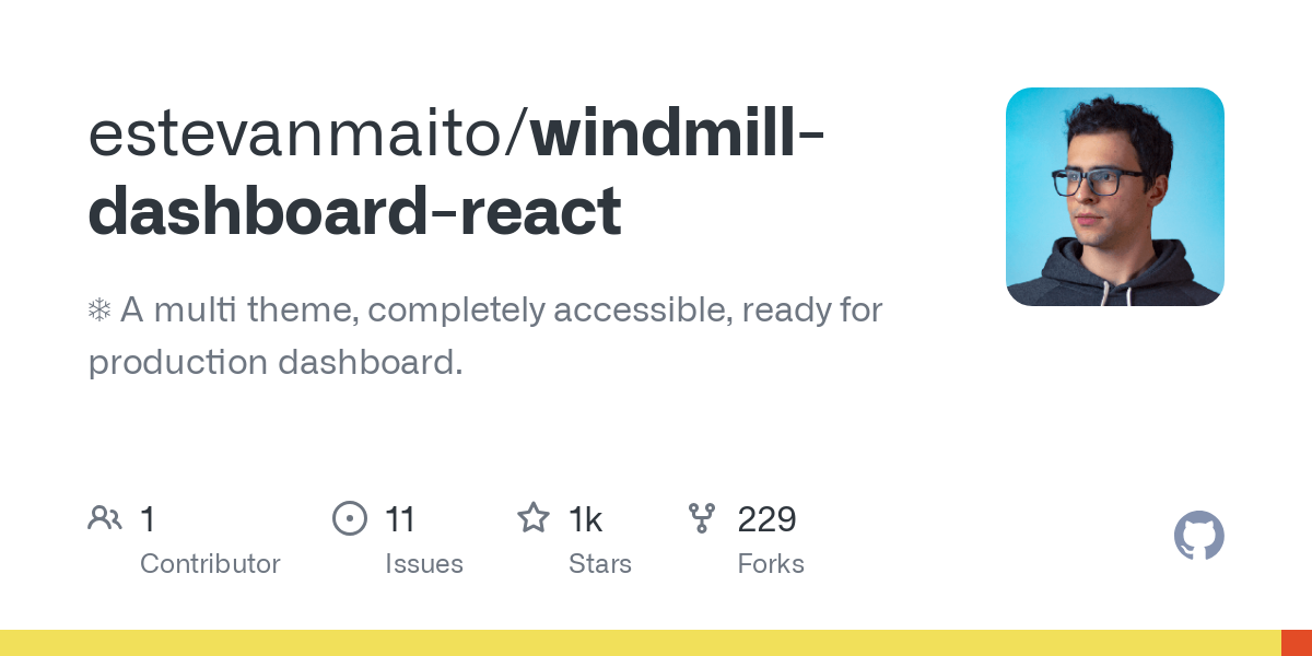 windmill dashboard react