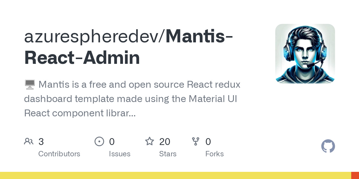 Mantis React Admin