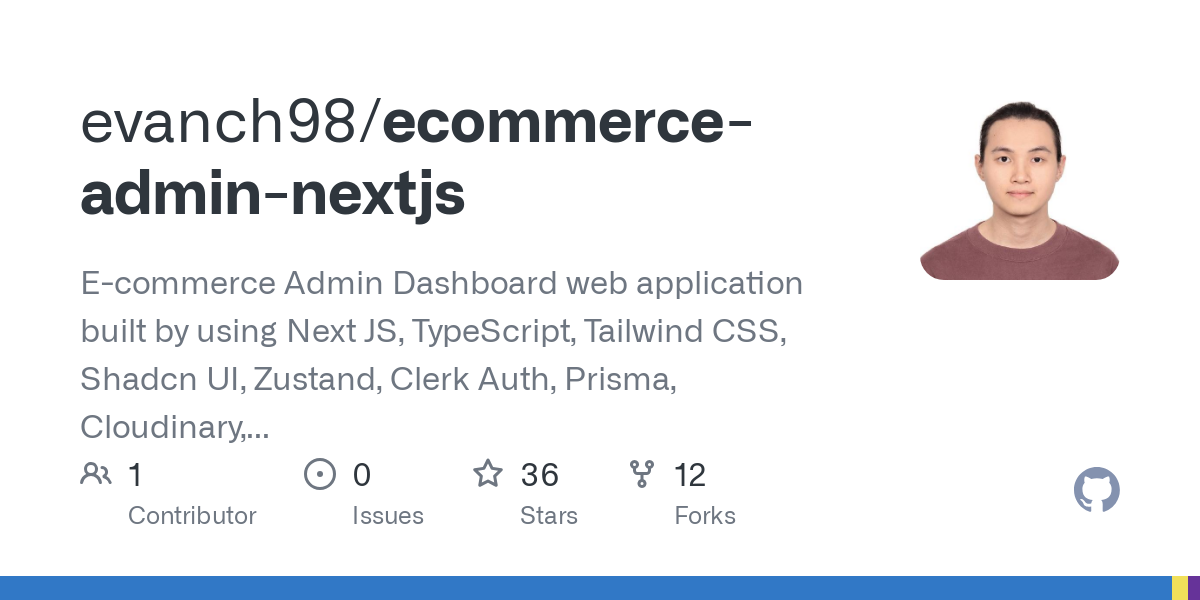 ecommerce admin nextjs