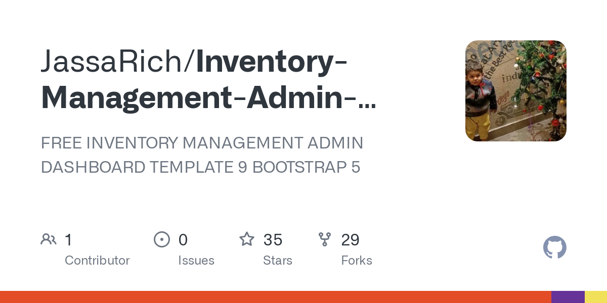 Inventory Management Admin Dashboard