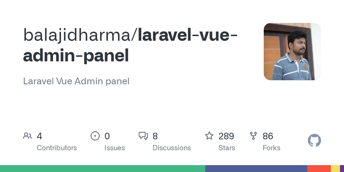 laravel vue admin panel