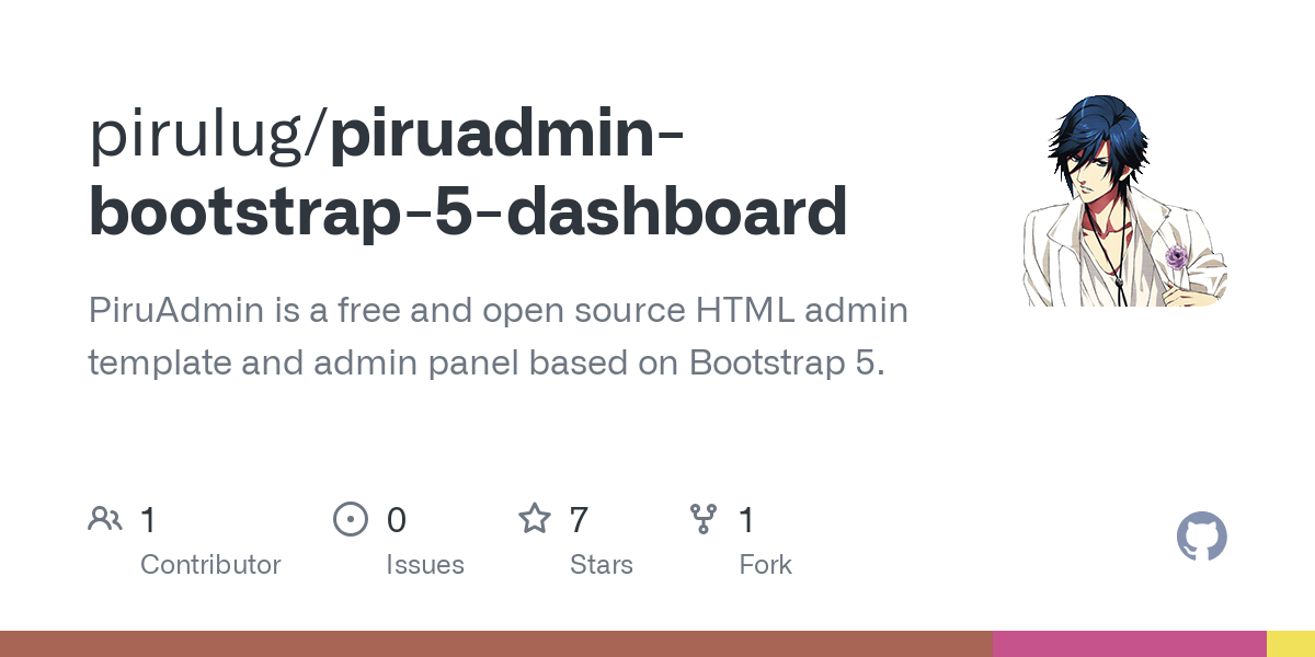 piruadmin bootstrap 5 dashboard